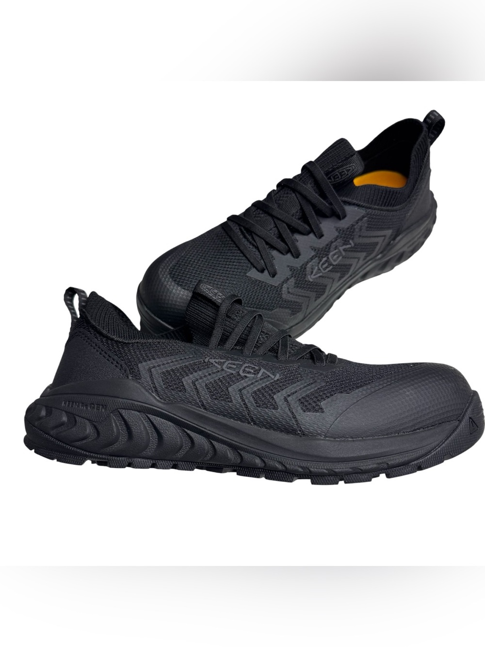 KEEN Utility Arvada Shift Women’s 8.5 Wide Carbon Toe Work Shoes Black New